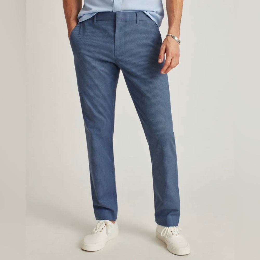 NEW Bonobos Weekday Warrior Slim Fit Dress Pants Friday Blue Pinstripe 29x30